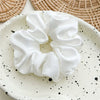 Handmade Imitation Silk High Elastic Hair Rings Ponytail Headwear For Women