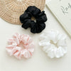 Handmade Imitation Silk High Elastic Hair Rings Ponytail Headwear For Women