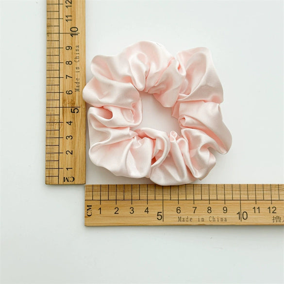 Handmade Imitation Silk High Elastic Hair Rings Ponytail Headwear For Women