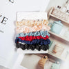 Handmade Imitation Silk Satin Scrunchie Hair Tie High Elasticity Minimalist Hair Accessory