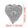 Handmade Jewelry Accessories Stainless Steel Round Pendant With Love Garland Design Electroplated