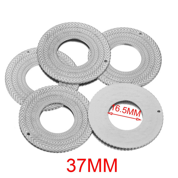 Handmade Jewelry Accessories Stainless Steel Round Pendant With Love Garland Design Electroplated