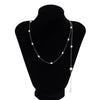 Handmade Jewelry Body Chain Geometric Imitation Pearl Plastic Resin Tassel Style For Female