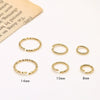 Handmade Jewelry Copper Gold Plated Hollow Round Earrings Natural Style Electroplating