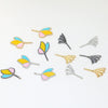 Handmade Jewelry Copper Plated Gold Color Butterfly Wings Bat Elf Wings Baroque Natural Style