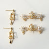 Handmade Jewelry Copper Plated Real Gold With Zirconium Accessories Baroque Style