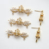 Handmade Jewelry Copper Plated Real Gold With Zirconium Accessories Baroque Style