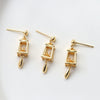 Handmade Jewelry Copper Plated Real Gold With Zirconium Accessories Baroque Style