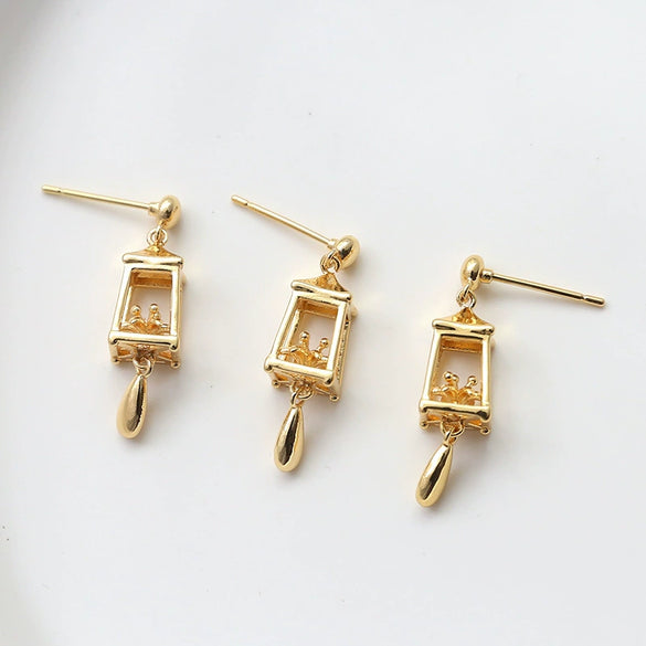 Handmade Jewelry Copper Plated Real Gold With Zirconium Accessories Baroque Style