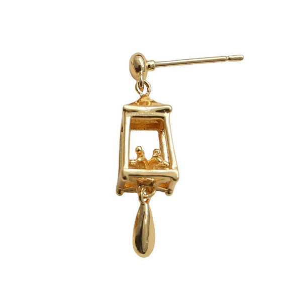 Handmade Jewelry Copper Plated Real Gold With Zirconium Accessories Baroque Style
