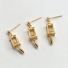 Handmade Jewelry Copper Plated Real Gold With Zirconium Accessories Baroque Style