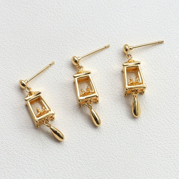 Handmade Jewelry Copper Plated Real Gold With Zirconium Accessories Baroque Style