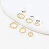 Handmade Jewelry Necklace With Double Layer Open Ring Copper Material Real Gold Electroplating Versatile Style
