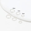 Handmade Jewelry Necklace With Double Layer Open Ring Copper Material Real Gold Electroplating Versatile Style