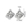 Handmade Jewelry Stainless Steel Electroplated 18K Gold Love Peach Heart Pendant Bracelet