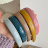 Handmade Leather Hairband Retro Candy Color Elegant Women's Hair Accessory Headband Wholesale