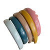 Handmade Leather Hairband Retro Candy Color Elegant Women's Hair Accessory Headband Wholesale