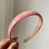 Handmade Leather Hairband Retro Candy Color Elegant Women's Hair Accessory Headband Wholesale