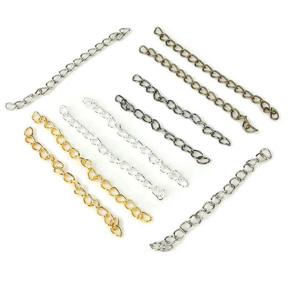 Handmade Metal Electroplated Tassel Tail Chain Extended Long Chain Adjustment Chain For Earrings Bracelet Necklace Diy Accessories Wholesale
