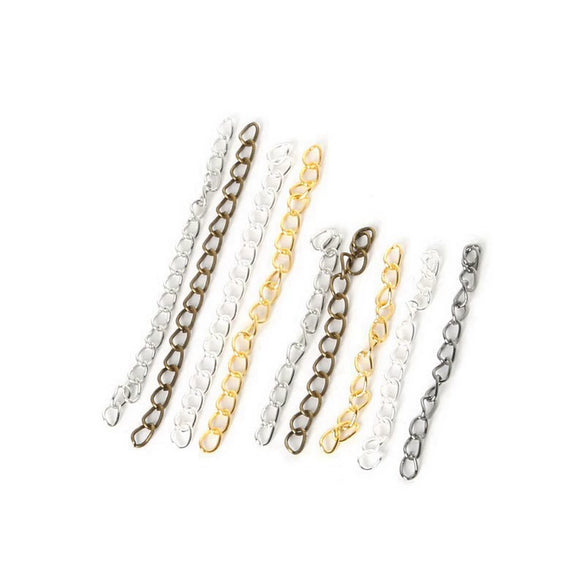 Handmade Metal Electroplated Tassel Tail Chain Extended Long Chain Adjustment Chain For Earrings Bracelet Necklace Diy Accessories Wholesale