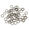 Handmade Metal Open Ring Buckle Flat Iron Ring Connector For Diy Earrings Bracelets Necklaces And Pendants Electroplated