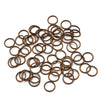 Handmade Metal Open Ring Buckle Flat Iron Ring Connector For Diy Earrings Bracelets Necklaces And Pendants Electroplated