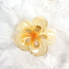 Handmade Natural Plant Flower Hollow Egg Hair Clip For Women