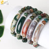 Handmade Natural Stone Agate Heart Bracelet Minimalist Unisex Bracelet Personality Style Jewelry