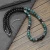 Handmade Natural Stone And Stainless Steel Alloy Geometric Style Unisex Necklace