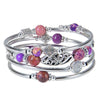 Handmade Natural Stone Beaded Wrap Bracelet Geometric Multilayer Bracelet For Women And Unisex