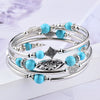 Handmade Natural Stone Beaded Wrap Bracelet Geometric Multilayer Bracelet For Women And Unisex