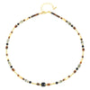 Handmade Natural Stone Shell Copper Geometric Beaded Necklace For Women