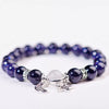 Handmade Natural Volcanic Stone Beads Bracelet Unisex Retro Style