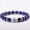 Handmade Natural Volcanic Stone Beads Bracelet Unisex Retro Style
