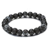 Handmade Natural Volcanic Stone Beads Bracelet Unisex Retro Style