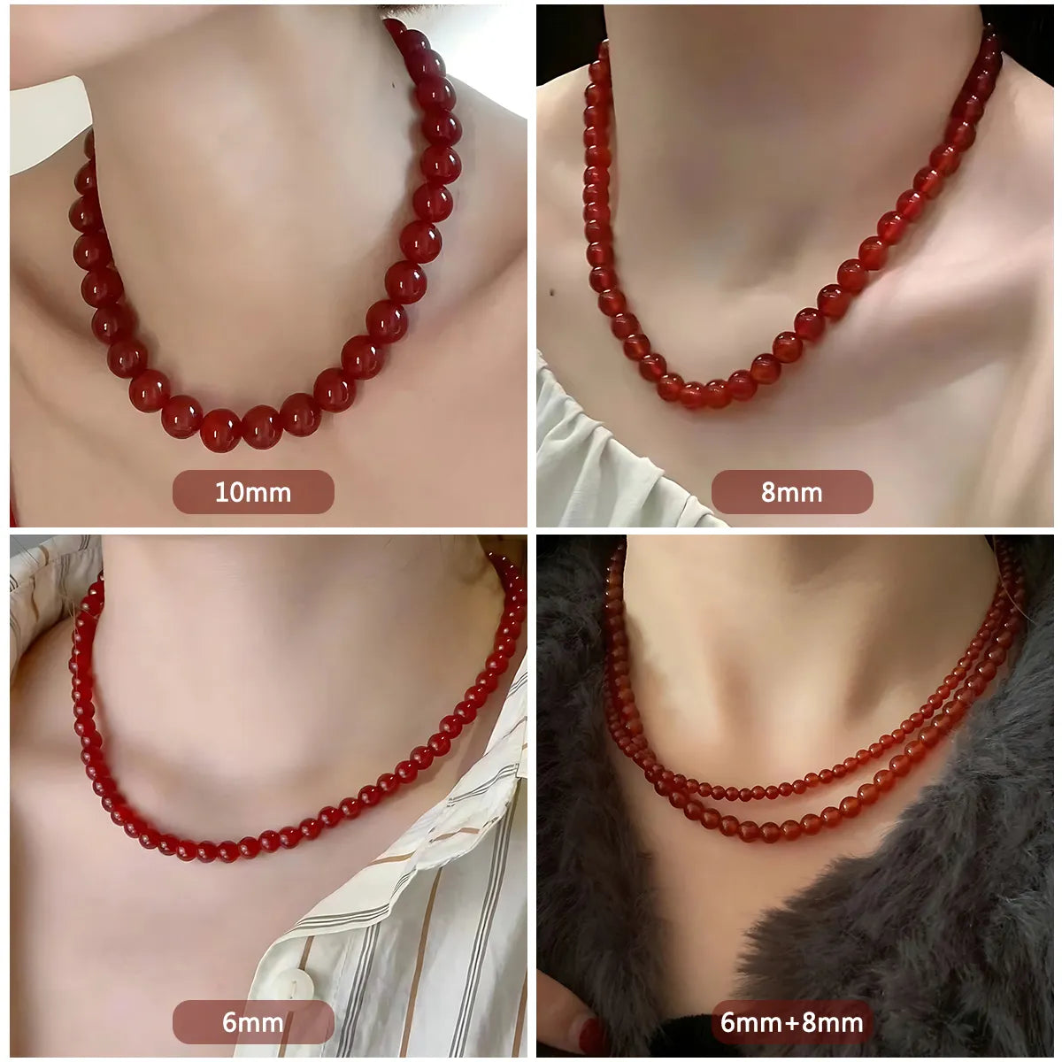 Handmade Necklace Natural Stone Necklace In Bulk