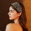 Handmade Pearl Beaded Bridal Crown Headband For Women Wedding Dress Hair Accessory
