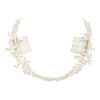 Handmade Pearl Flower Bridal Hair Comb Wedding Headdress Retro Women's Hair Accessory Pair