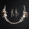 Handmade Pearl Flower Bridal Hair Comb Wedding Headdress Retro Women's Hair Accessory Pair
