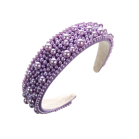 Handmade Pearl Geometric Women's Headband