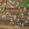 Handmade Pearl Leaf Bridal Hair Band Women's Hair Accessories