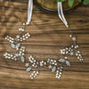 Handmade Pearl Leaf Bridal Hair Band Women's Hair Accessories