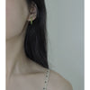 Handmade Peridot Dangle Earrings 14K Gold Ear Hooks Simple Fresh Elegant Women's Earrings