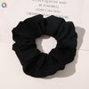 Handmade Plaid Fabric Scrunchie Hair Tie For Women Simple Ponytail Hair Accessory