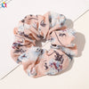 Handmade Plaid Fabric Scrunchie Hair Tie For Women Simple Ponytail Hair Accessory