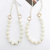 Handmade Plastic Resin Beaded Waxberry Ball Crossbody Phone Case Jewelry Accessories Earphone Cover Antilost Rope Handwoven