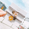 Handmade Plastic Resin Plant Flowers Style Headdress Hair Band And Small Leather Bracelet