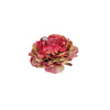 Handmade Plastic Rose Flower Clip Hairpin For Women With Butterfly Fabric Small Fresh Style
