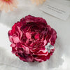 Handmade Plastic Rose Flower Clip Hairpin For Women With Butterfly Fabric Small Fresh Style