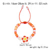 Handmade Polymer Clay Bracelet With Flower Animal Zodiac Patterns For Women